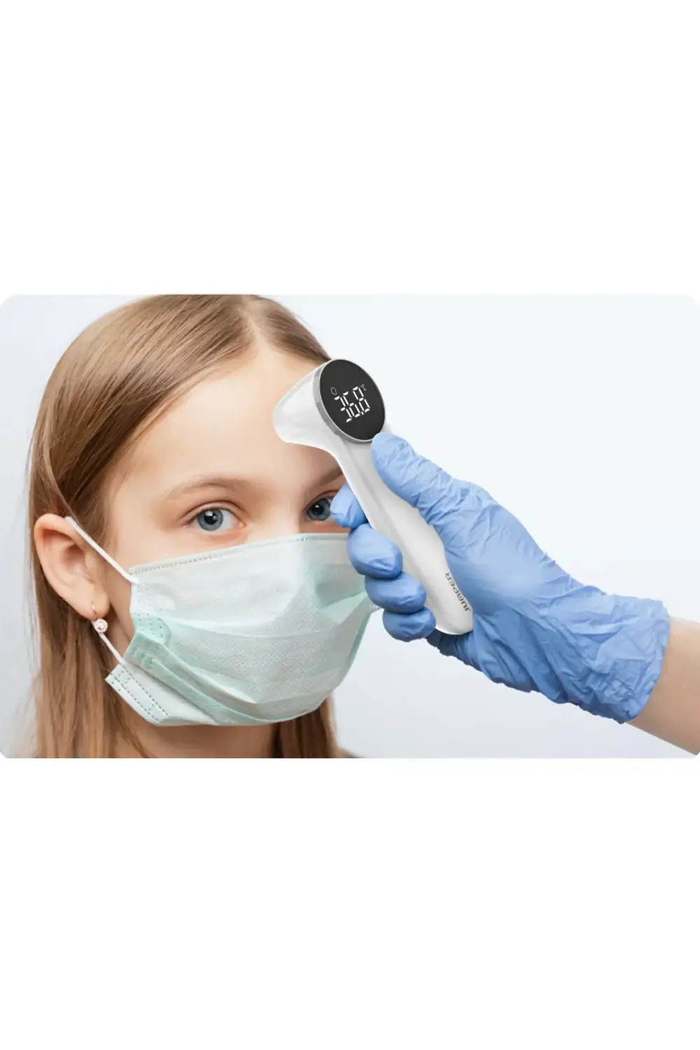 Temassız Ateş Ölçer Alından Ve Kulaktan Ölçer Termometre bebek ye