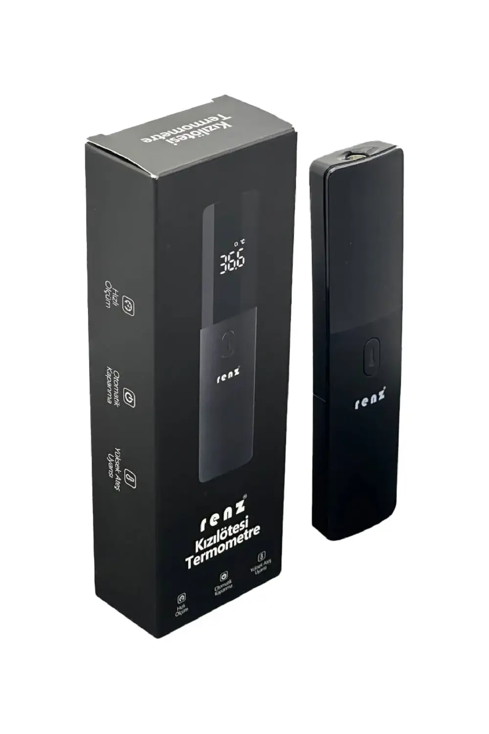 Temassız Ateş Ölçer Black Stick