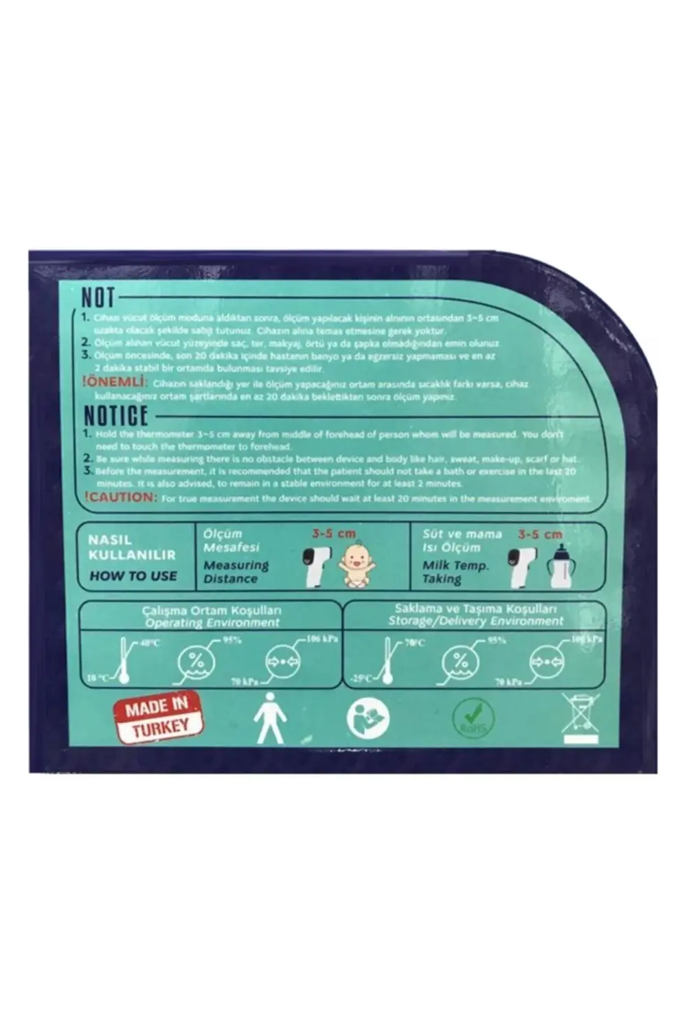 Temassız Ateş Ölçer Hnk-tb-01