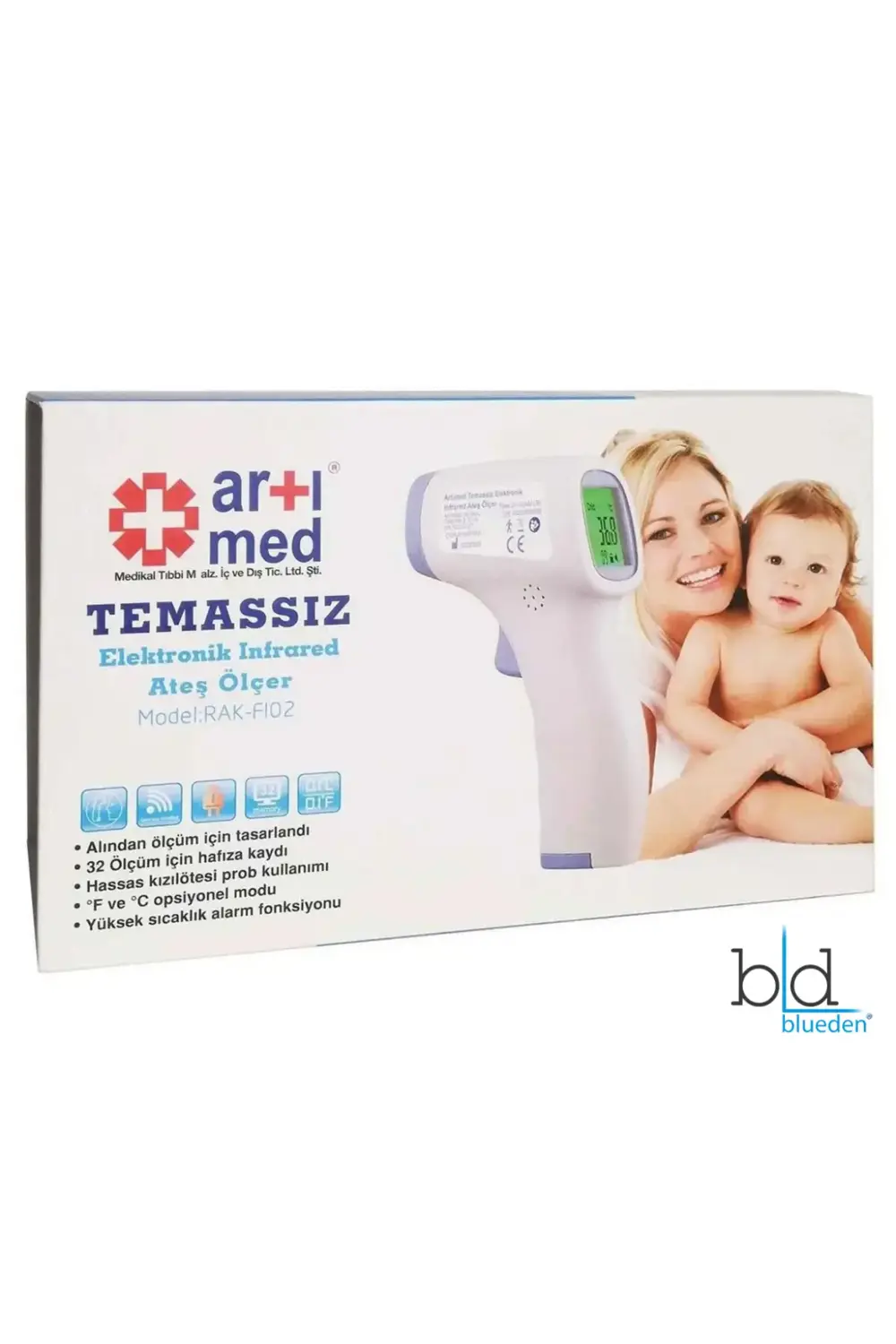 Temassız Elektronik Infrared Ateş Ölçer