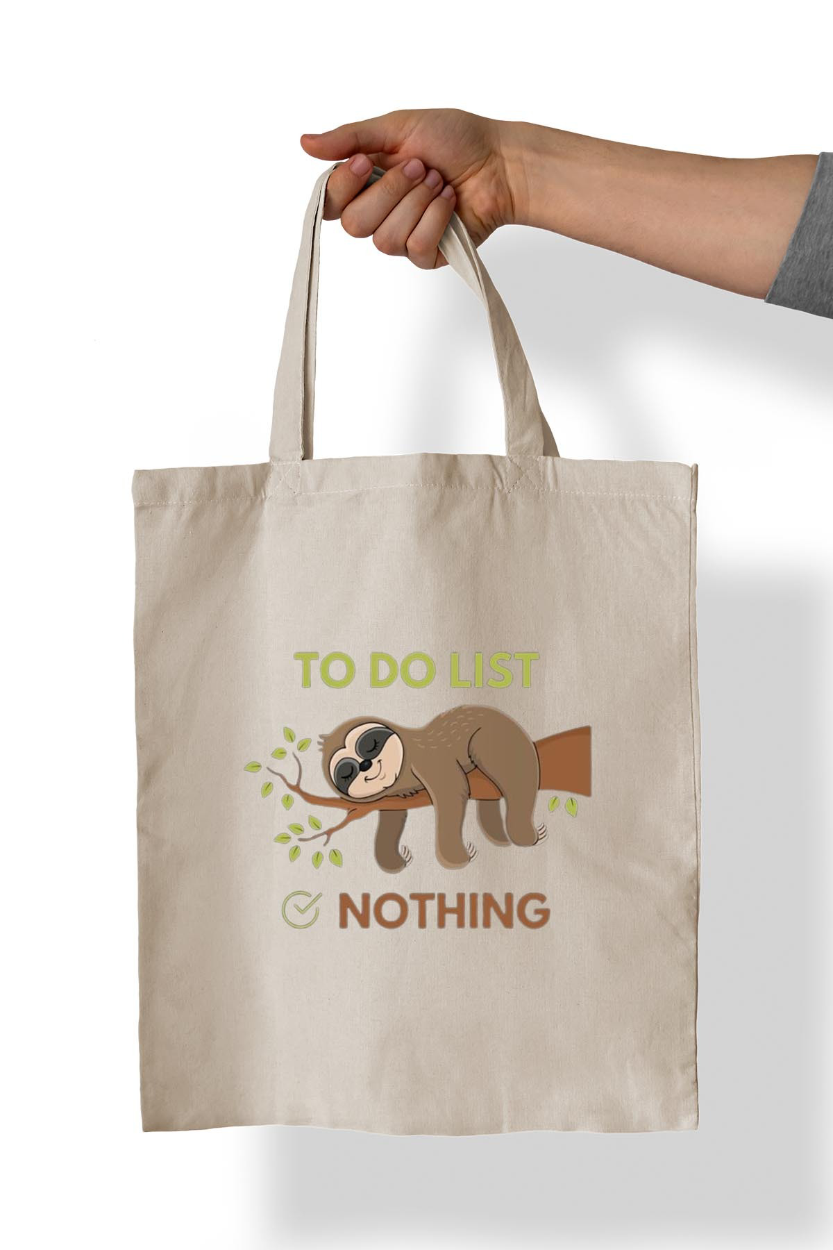 Remonz Tembel Baskili %100 Pamuk 35X38 Cm Bez Çanta