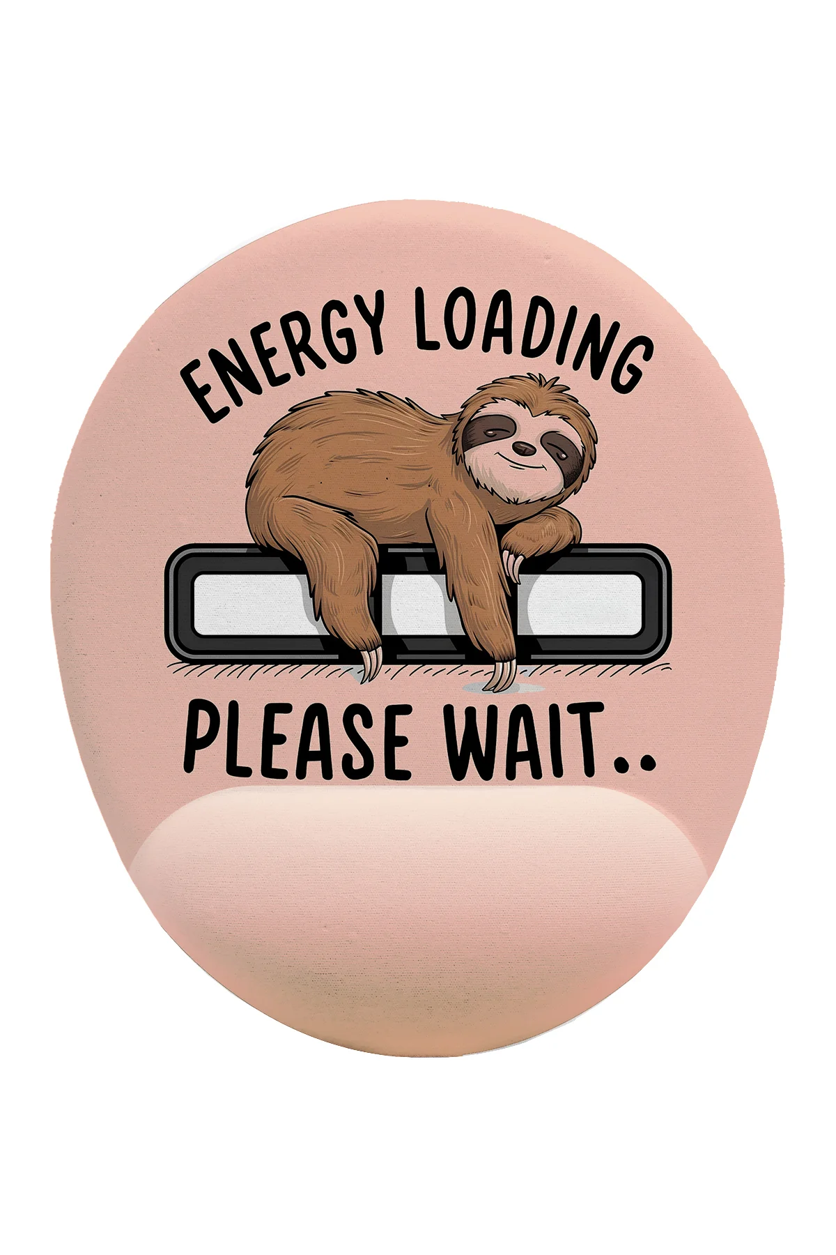 Tembel Hayvan Bilek Destekli Mouse Pad Ergonomik Kaymaz Taban Mou