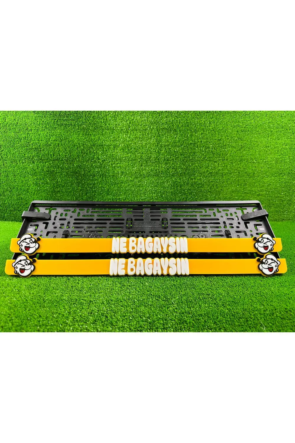 Temel Reis Ne Bagaysın 3d Kabrtmalı Pleksi Araba Plakalığı 1 Takı