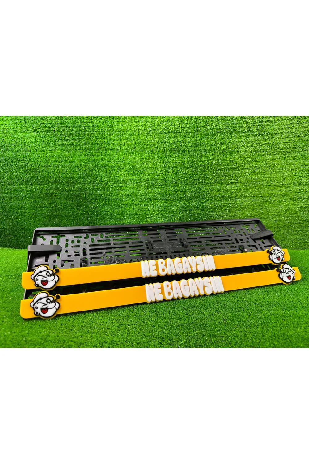 Temel Reis Ne Bagaysın 3d Kabrtmalı Pleksi Araba Plakalığı 1 Takı