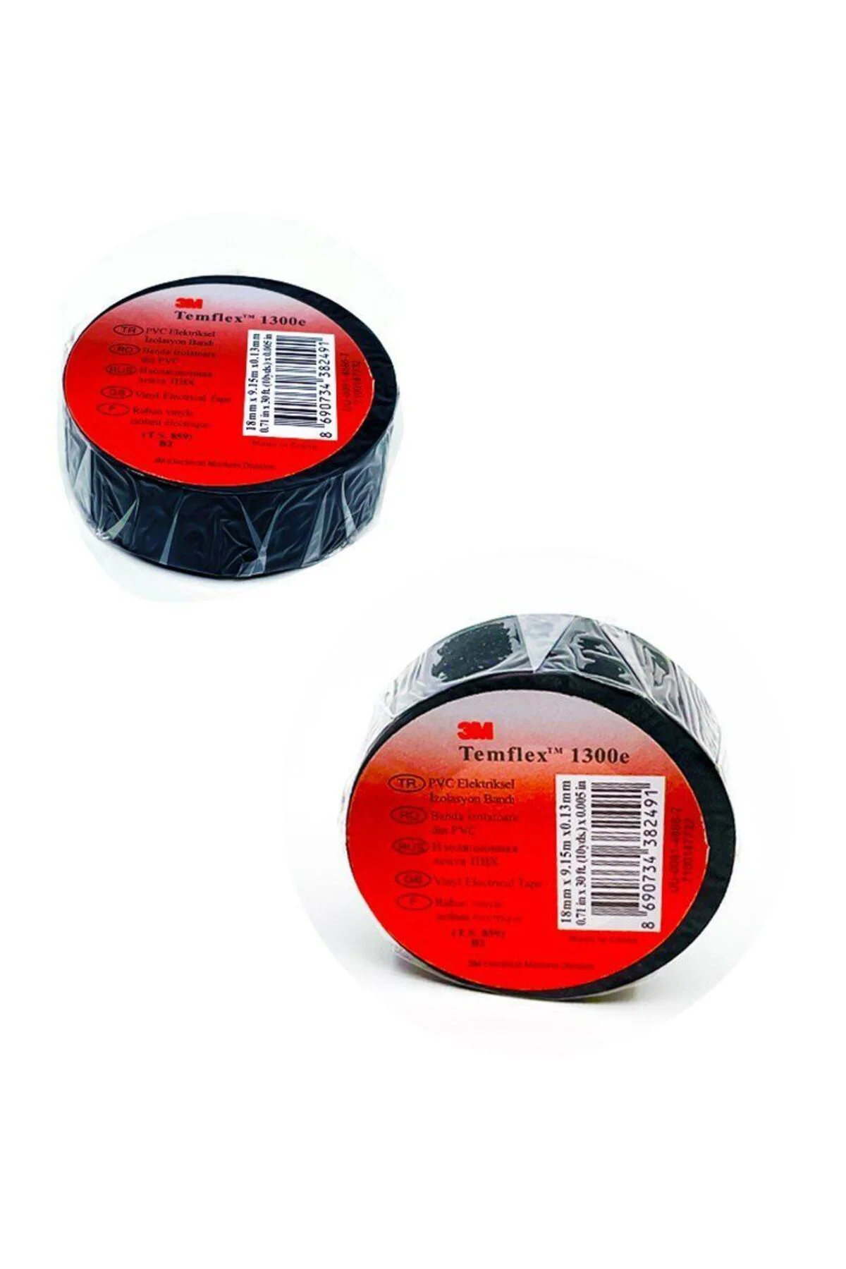 Temflex 1300 Cpvc Bant Elektrik Izole Bandı 10 Lu
