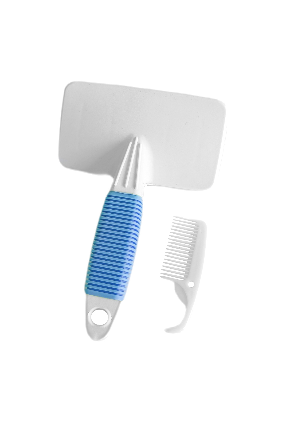 Lisinya Temizleme Aparatlı Kedi Köpek Tarağı 7 Cm-14 Cm Small Mavi