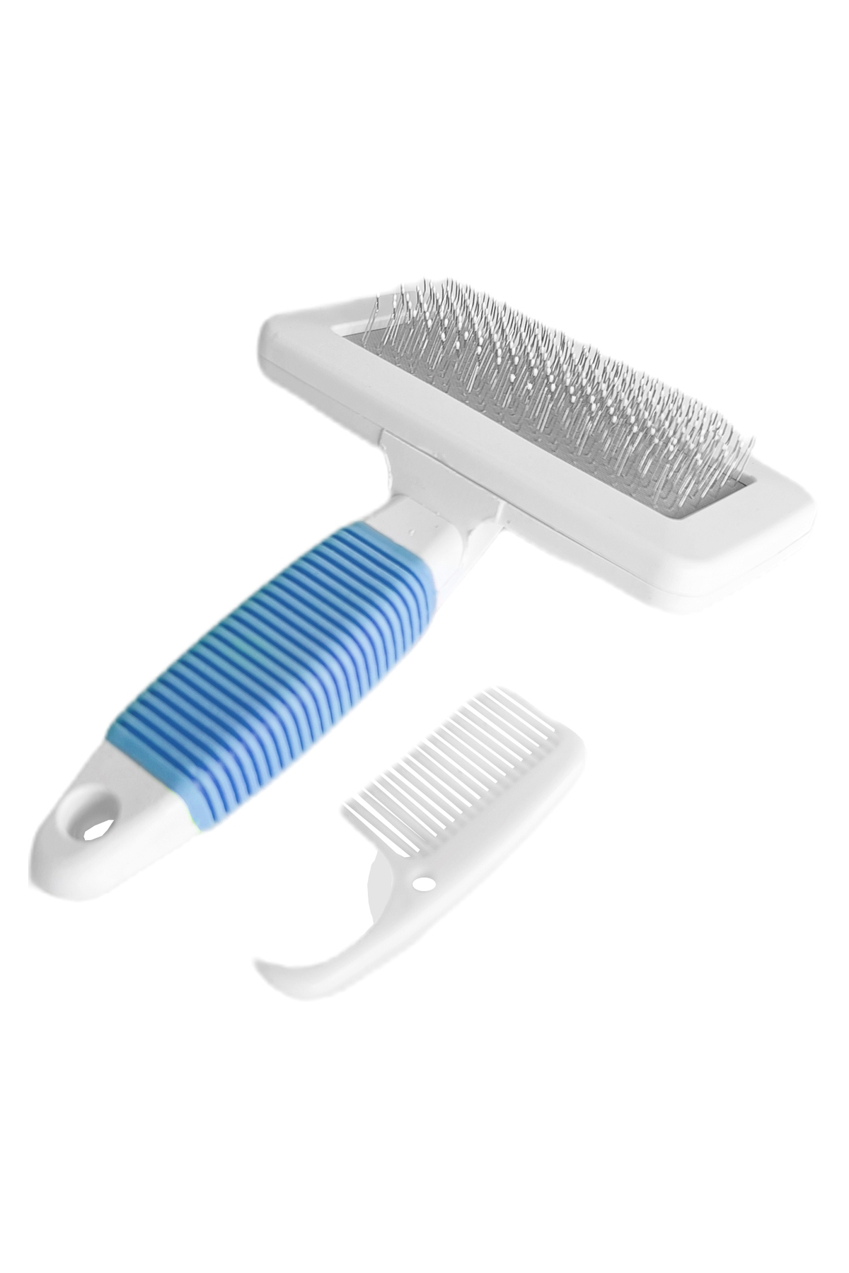 Lisinya Temizleme Aparatlı Kedi Köpek Tarağı 7 Cm-14 Cm Small Mavi