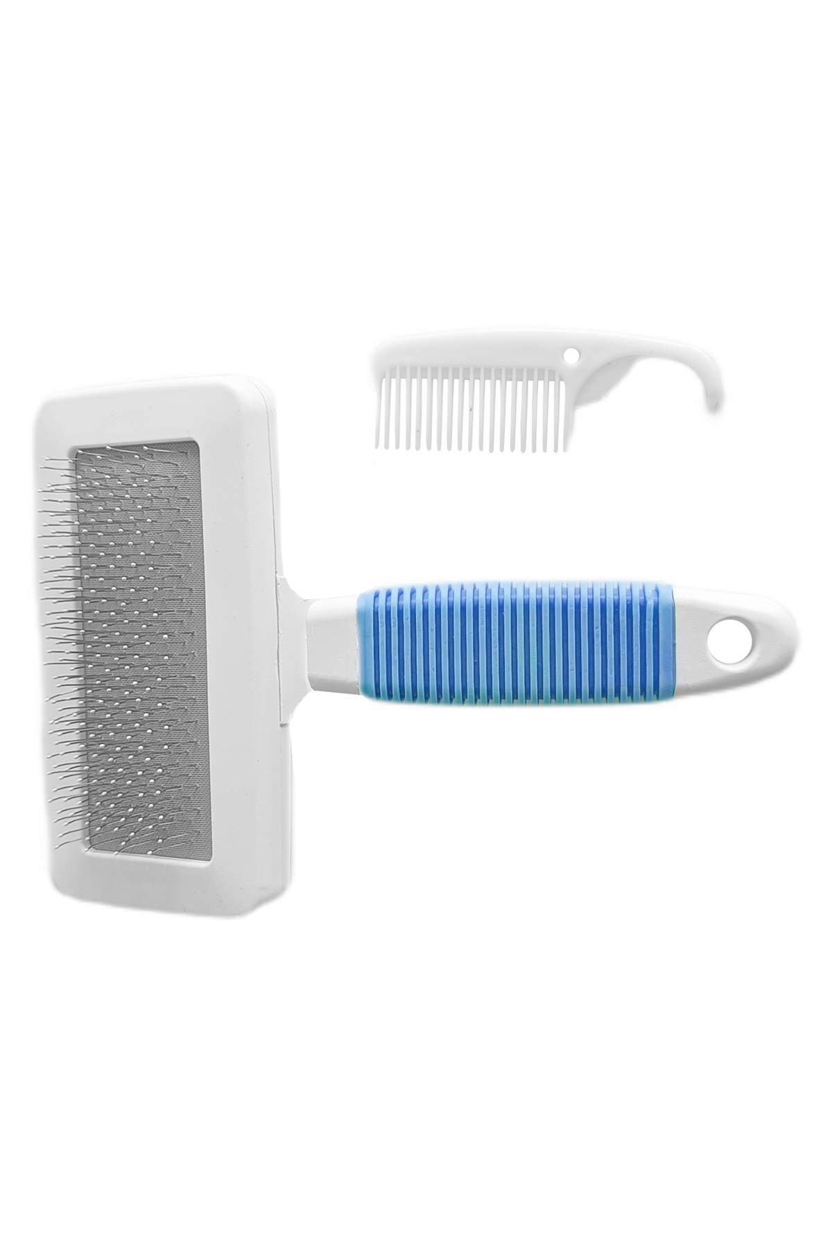 Lisinya Temizleme Aparatlı Kedi Köpek Tarağı 7 Cm-14 Cm Small Mavi