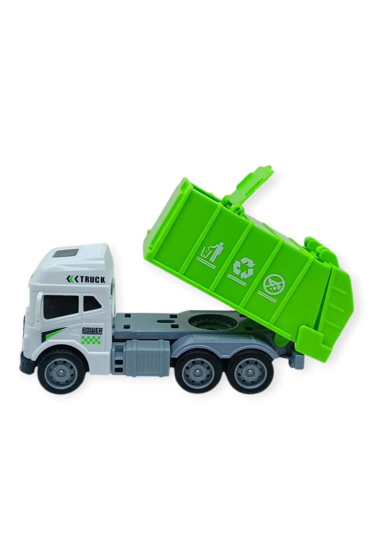 Temizlik Araçları Serisi - Sürtmeli Kamyon 12 cm - 3626 (Lisinya)