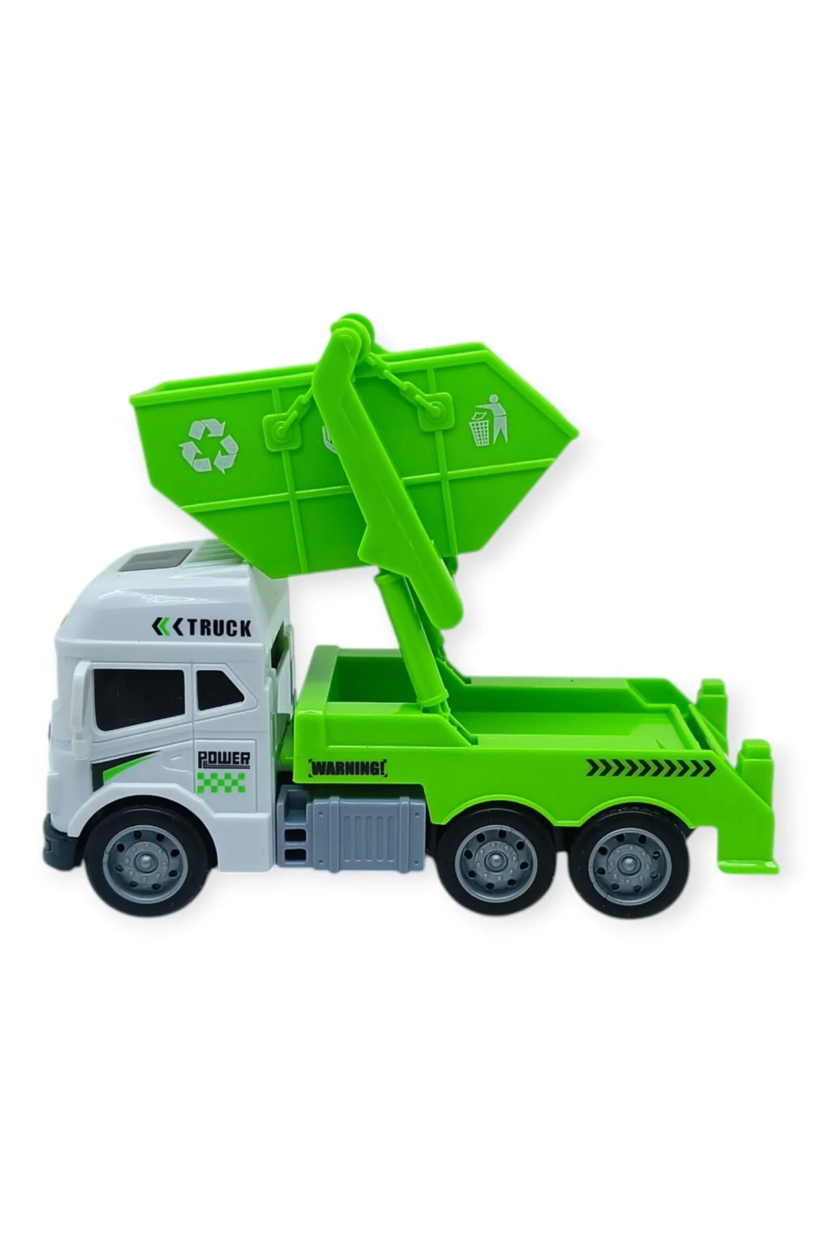 Temizlik Araçları Serisi - Sürtmeli Kamyon 12 cm - 3626 (Lisinya)