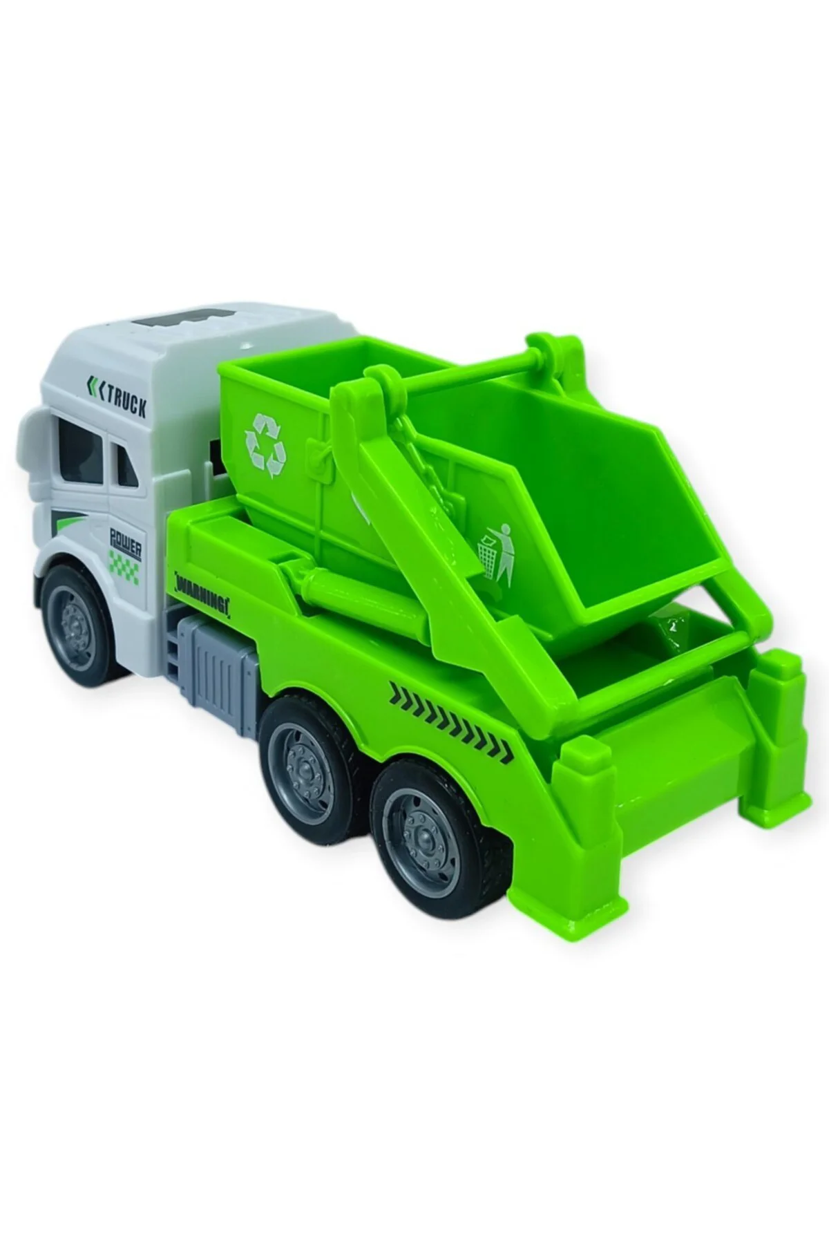 Temizlik Araçları Serisi - Sürtmeli Kamyon 12 cm - 3626 (Lisinya)