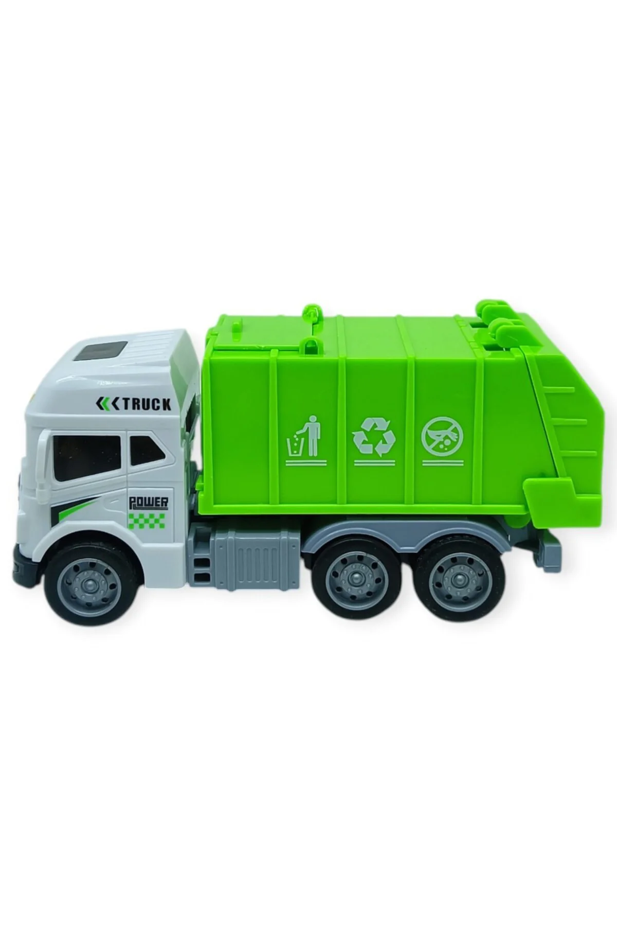 Temizlik Araçları Serisi - Sürtmeli Kamyon 12 cm - 3626 (Lisinya)