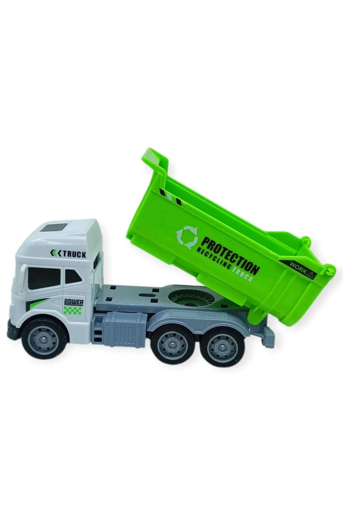 Temizlik Araçları Serisi - Sürtmeli Kamyon 12 cm - 3626 (Lisinya)