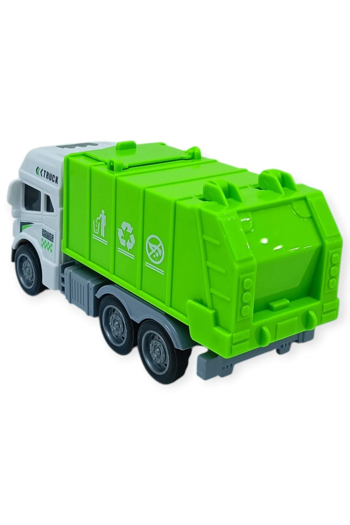 Temizlik Araçları Serisi - Sürtmeli Kamyon 12 cm - 3626 (Lisinya)