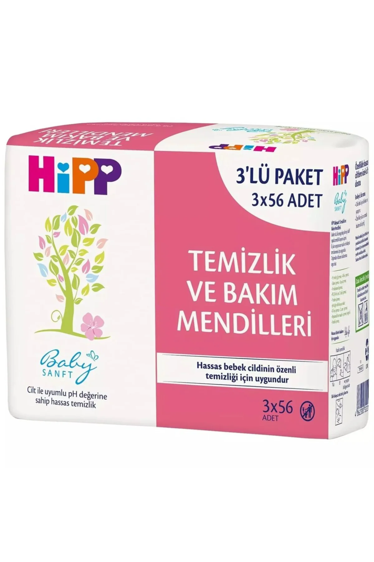 Temizlik ve Bakım Mendili 3'Lü 168 Yaprak