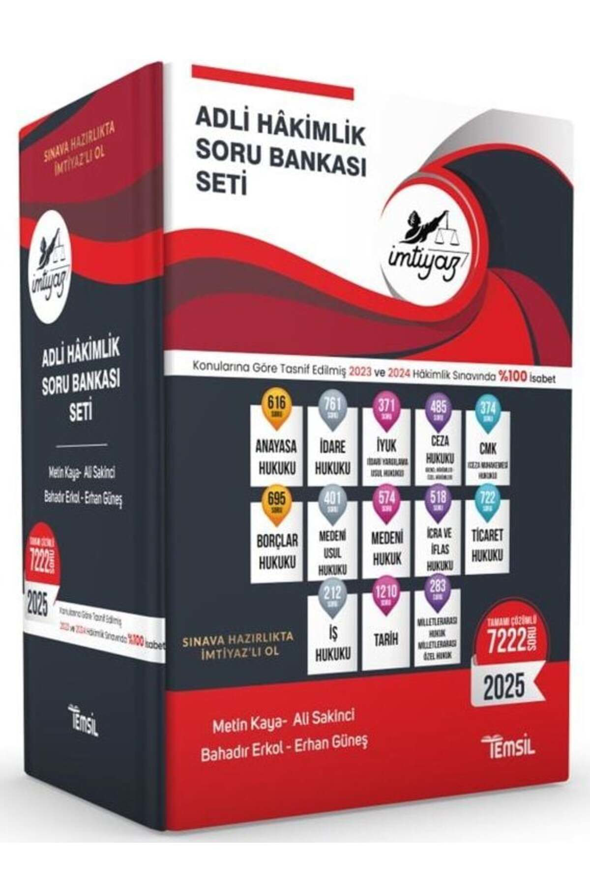 Temsil 2025 Baskı İMTİYAZ Adli Hakimlik Soru Bankası Modüler Set