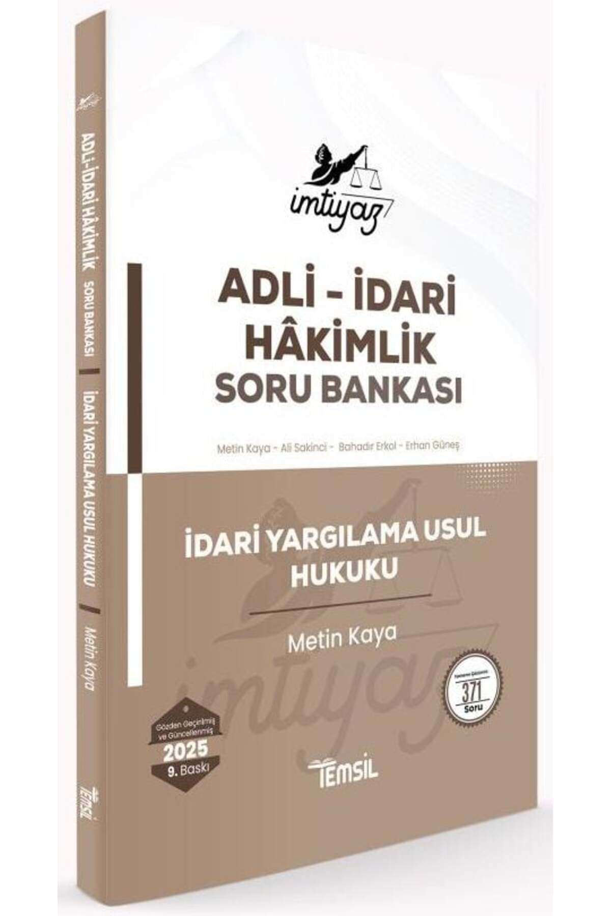 Temsil 2025 Baskı İMTİYAZ Adli İdari Hakimlik İdari Yargılama Usu