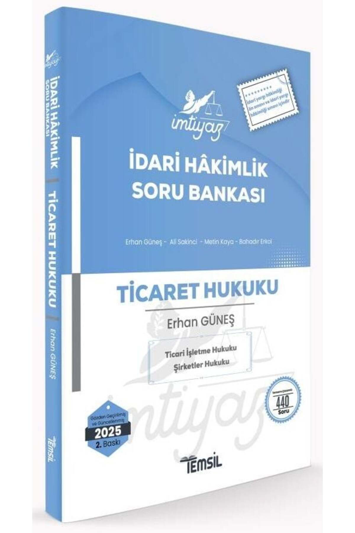 Temsil 2025 Baskı İMTİYAZ İdari Hakimlik Ticaret Hukuku Soru Bank