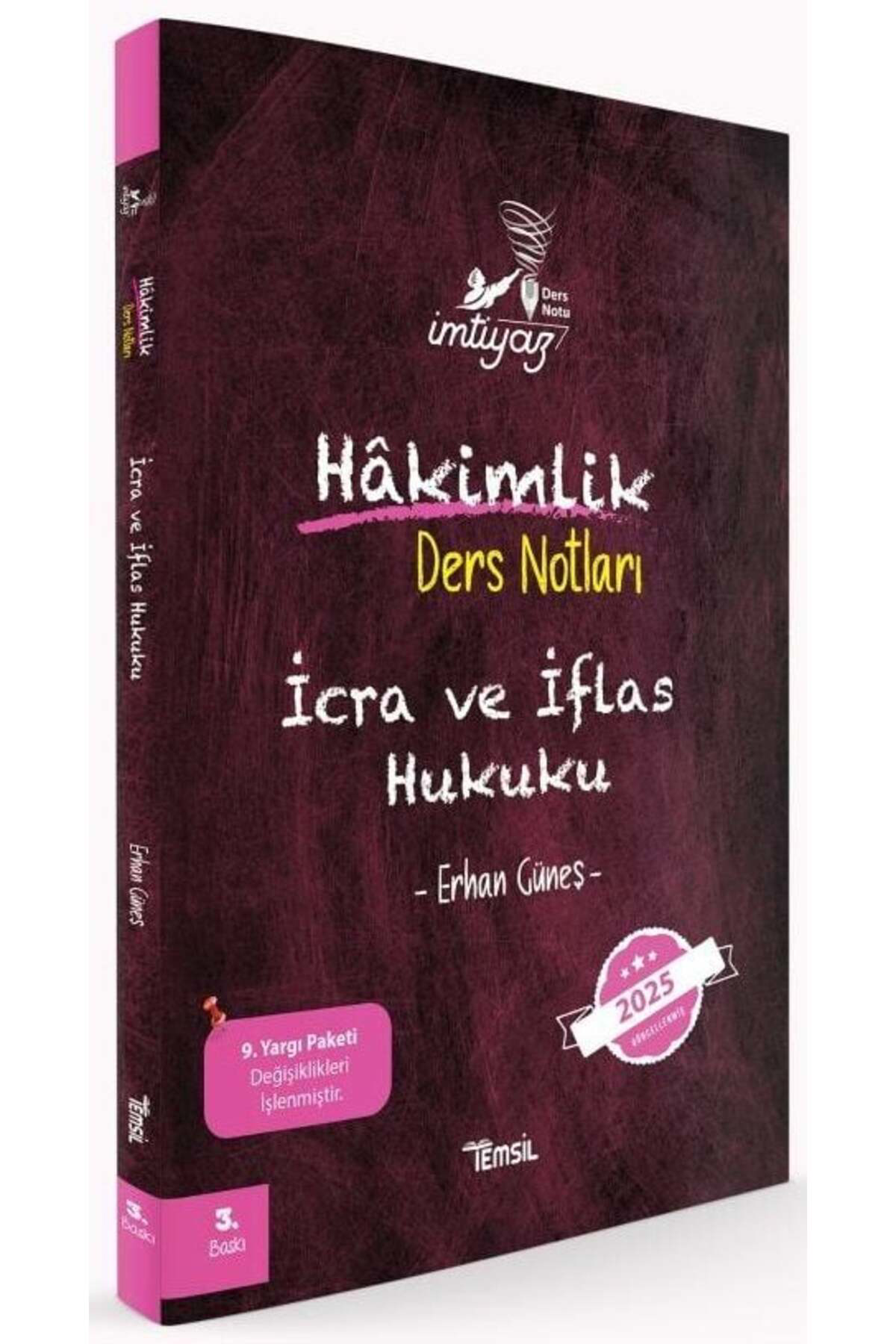 Temsil 2025 Baskı İMTİYAZ Hakimlik İcra ve İflas Hukuku Ders Notl