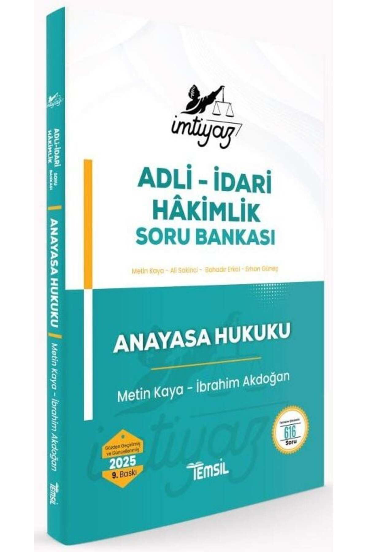 Temsil 2025 Baskı İMTİYAZ Adli İdari Hakimlik Anayasa Hukuku Soru