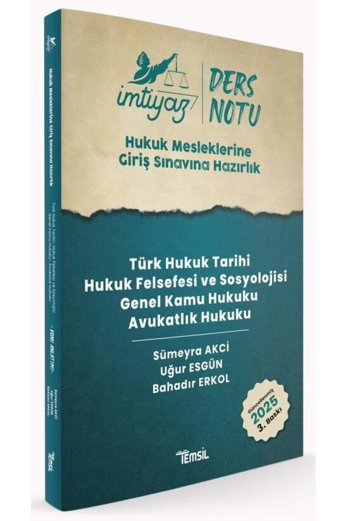 Temsil 2025 İMTİYAZ Avukatlık Hukuku,Hukuk Felsefesi ve Sosyoloji