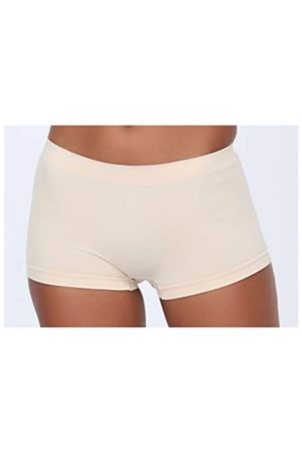 GLBLSEME Ten Dikişsiz Kadın Boxer Korse - 700 - (164528) Beden S