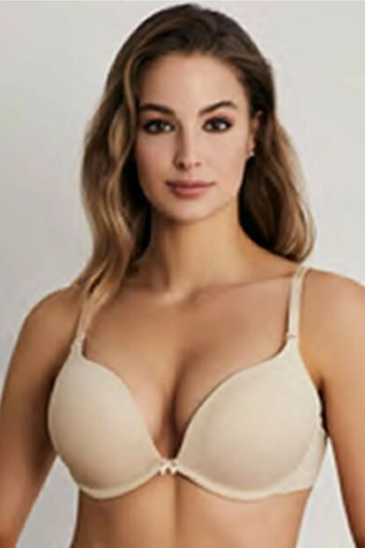 Ten Ersk130 Lilyum Kulaklı Double Push-Up Tek Sütyen