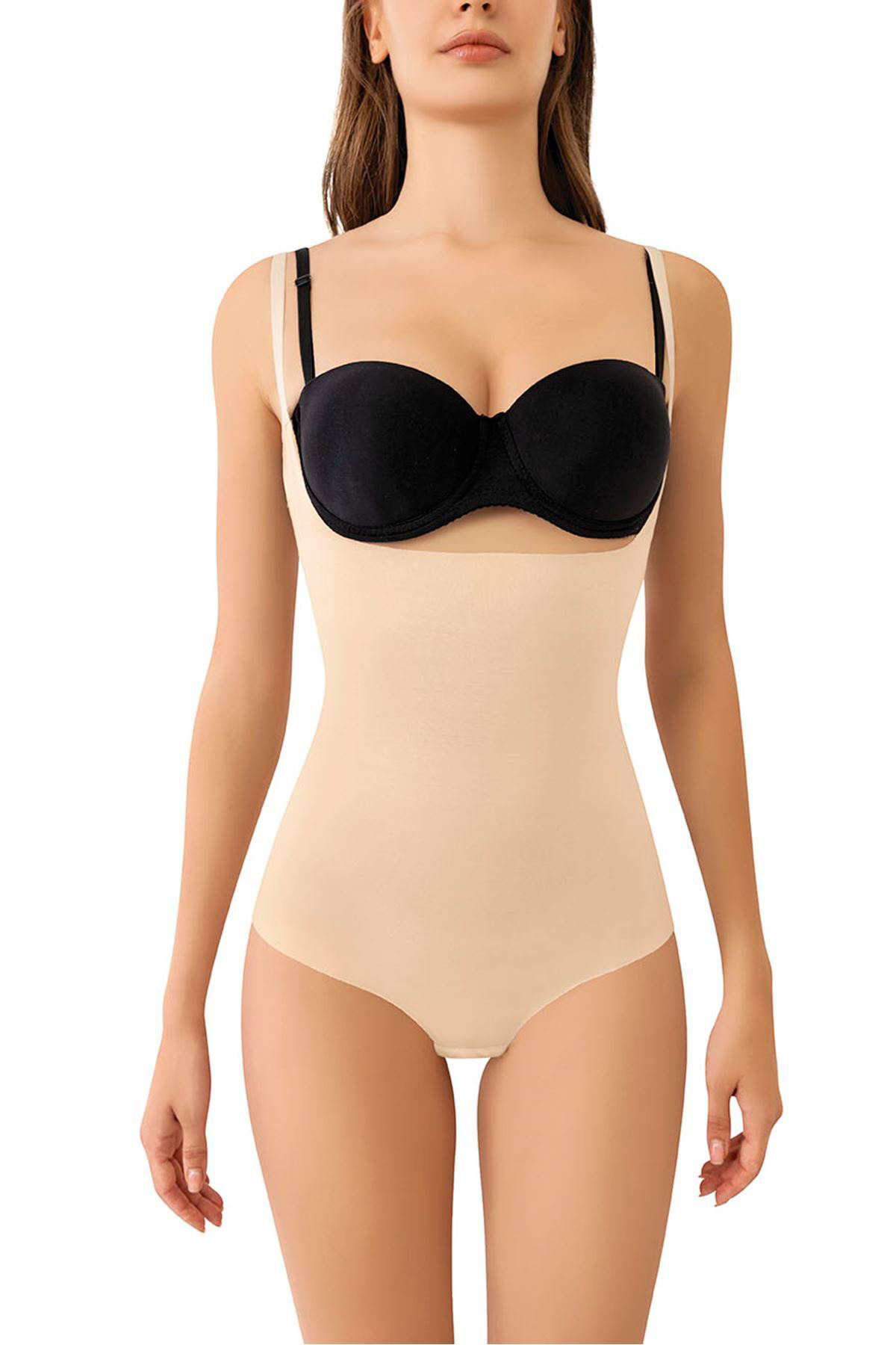 Sistina Ten Lazer Kesim Göğüs Altı Body Korse