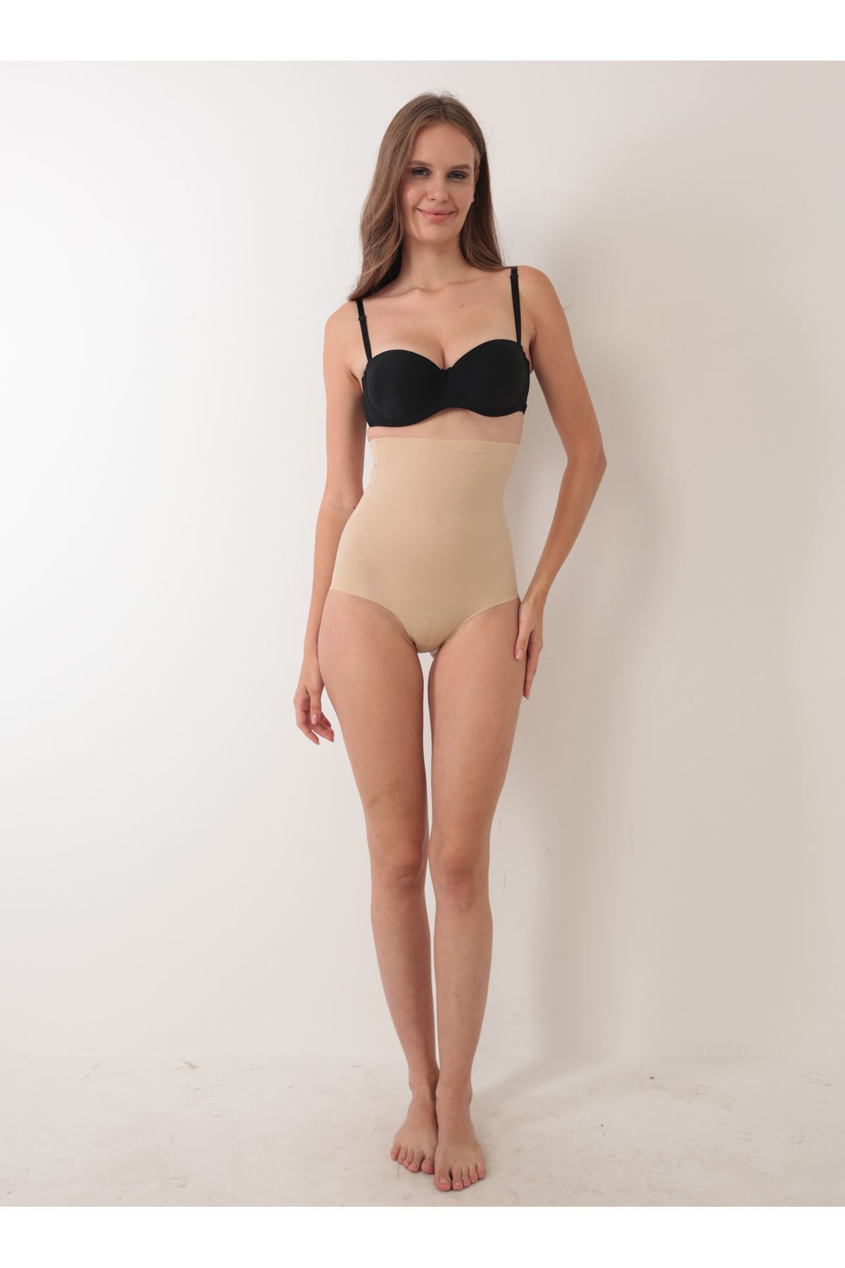 Sistina Ten Lazer Kesim Yüksek Bel Külot Korse