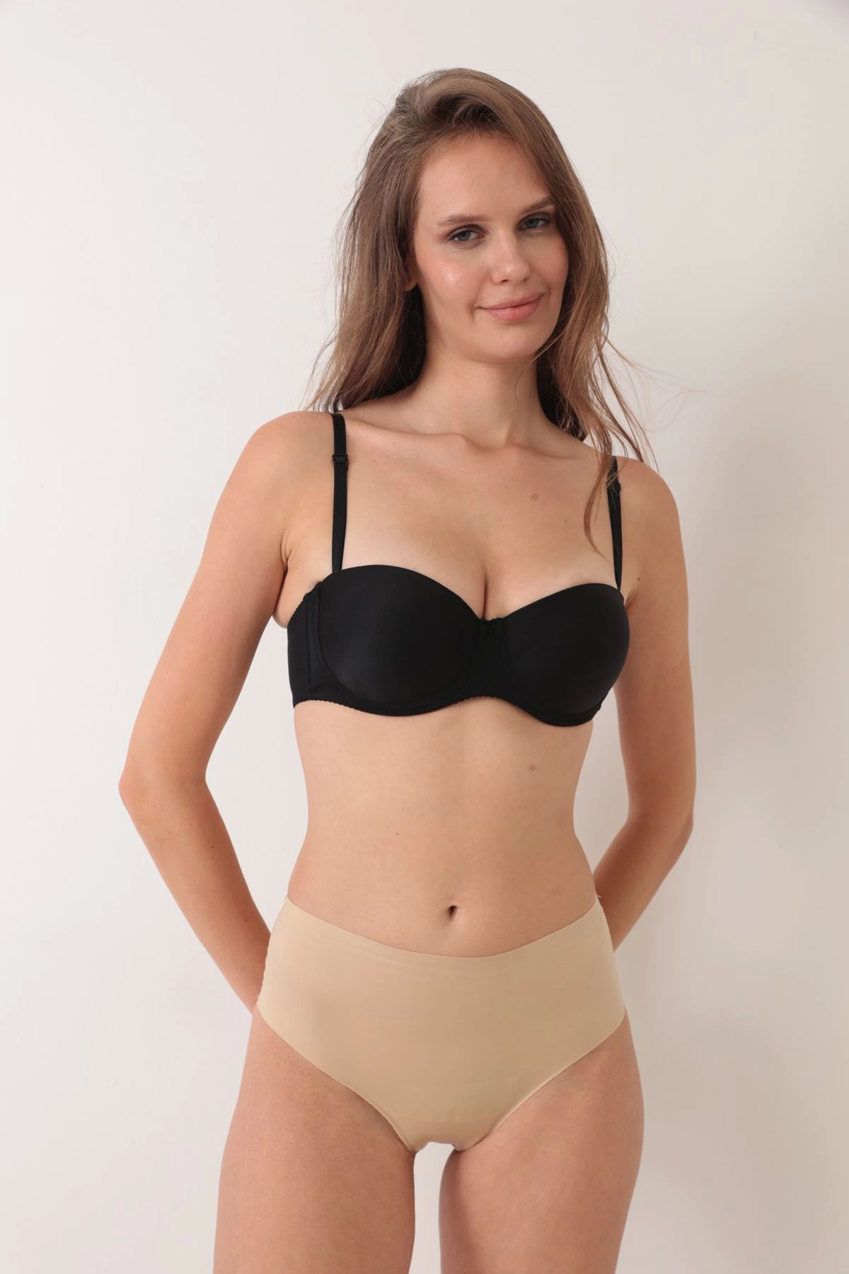 Ten Lazer Kesim Düşük Bel Tangalı Korse Külot