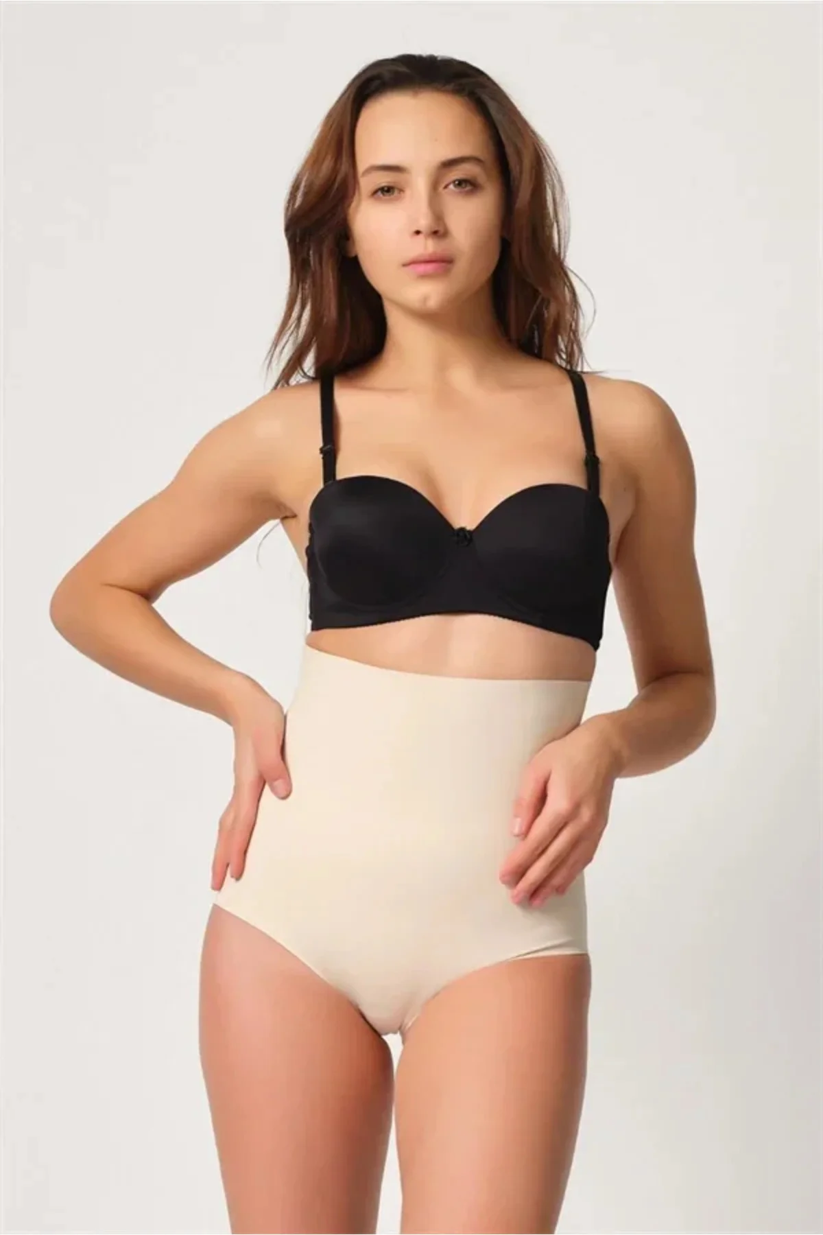 Ten MI 2708 Lazer Yüksek Bel Kesim Slip Hayalet Korse Ten MI 2708 Lazer Yüksek Bel Kesim Slip Hayalet Korse
