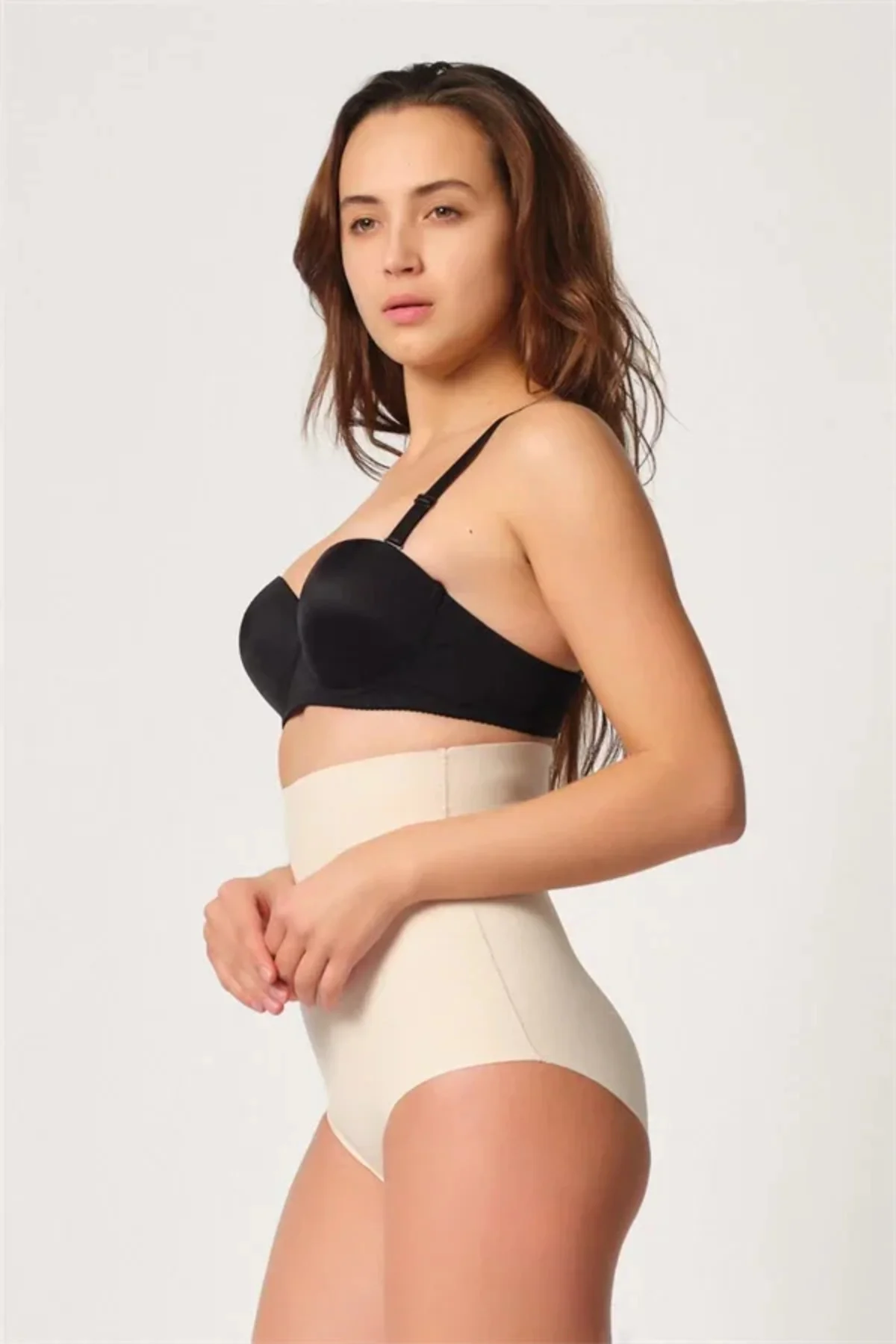 Ten MI 2708 Lazer Yüksek Bel Kesim Slip Hayalet Korse Ten MI 2708 Lazer Yüksek Bel Kesim Slip Hayalet Korse