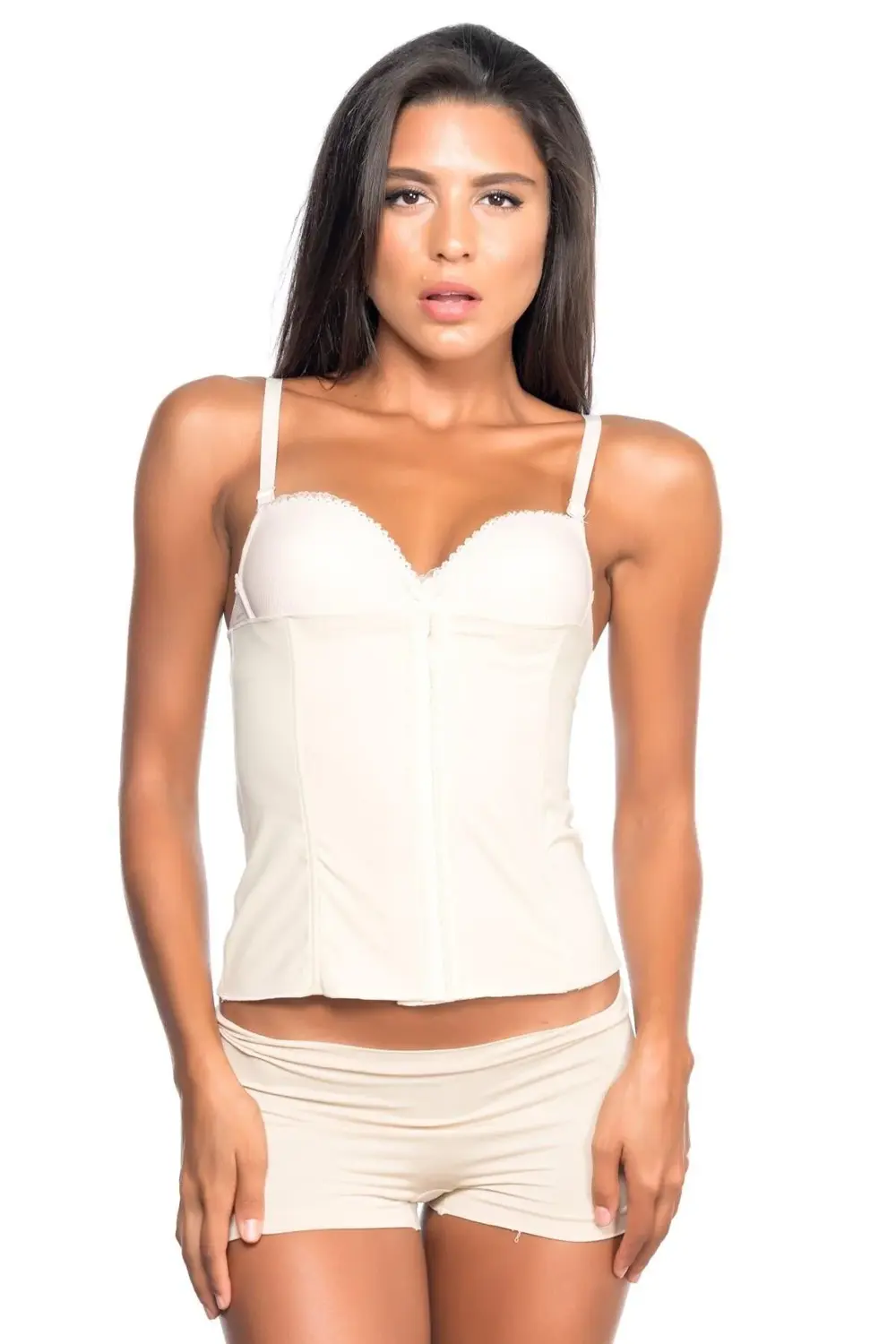 TEN MI 2865 Agraflı Balen Destekli Lazer Bel Korse