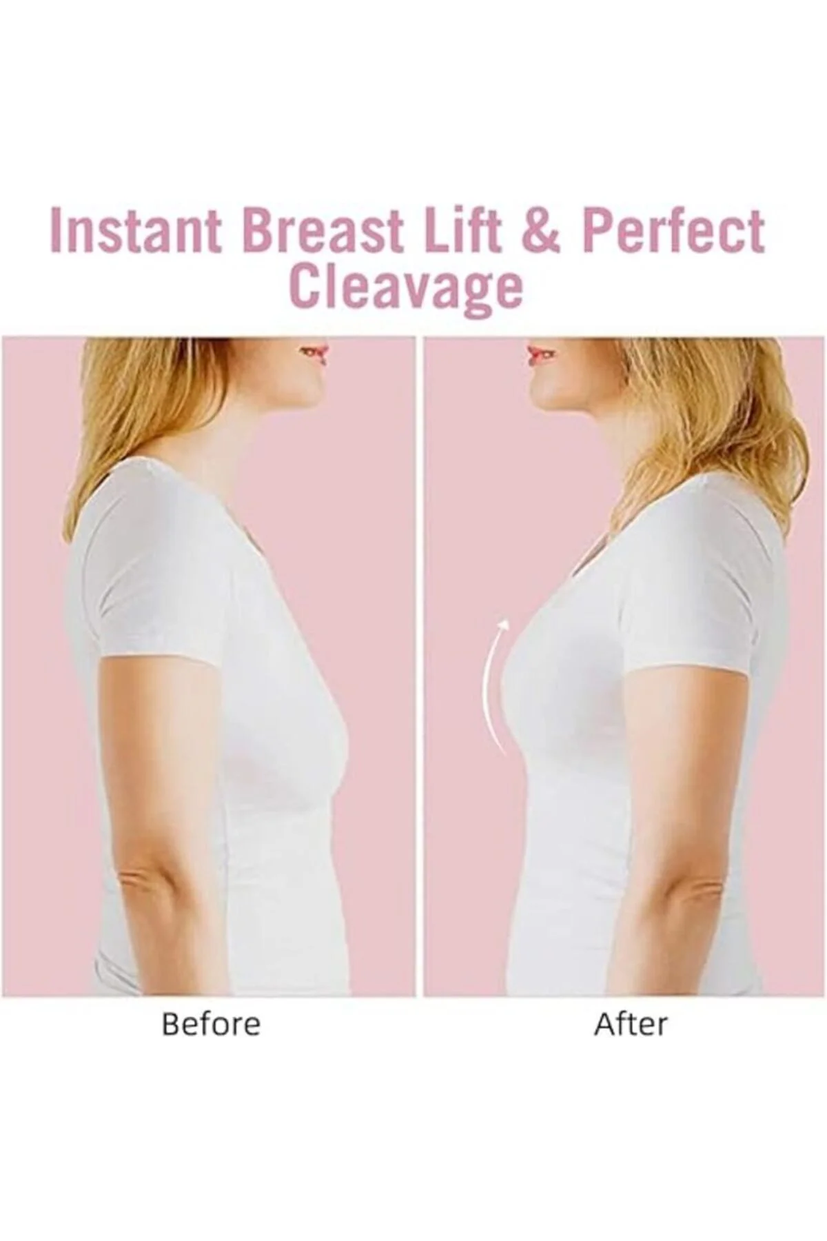 Ten Rengi Göğüs Dikleştirici Bant – Kendinden Yapışkanlı, Kesileb