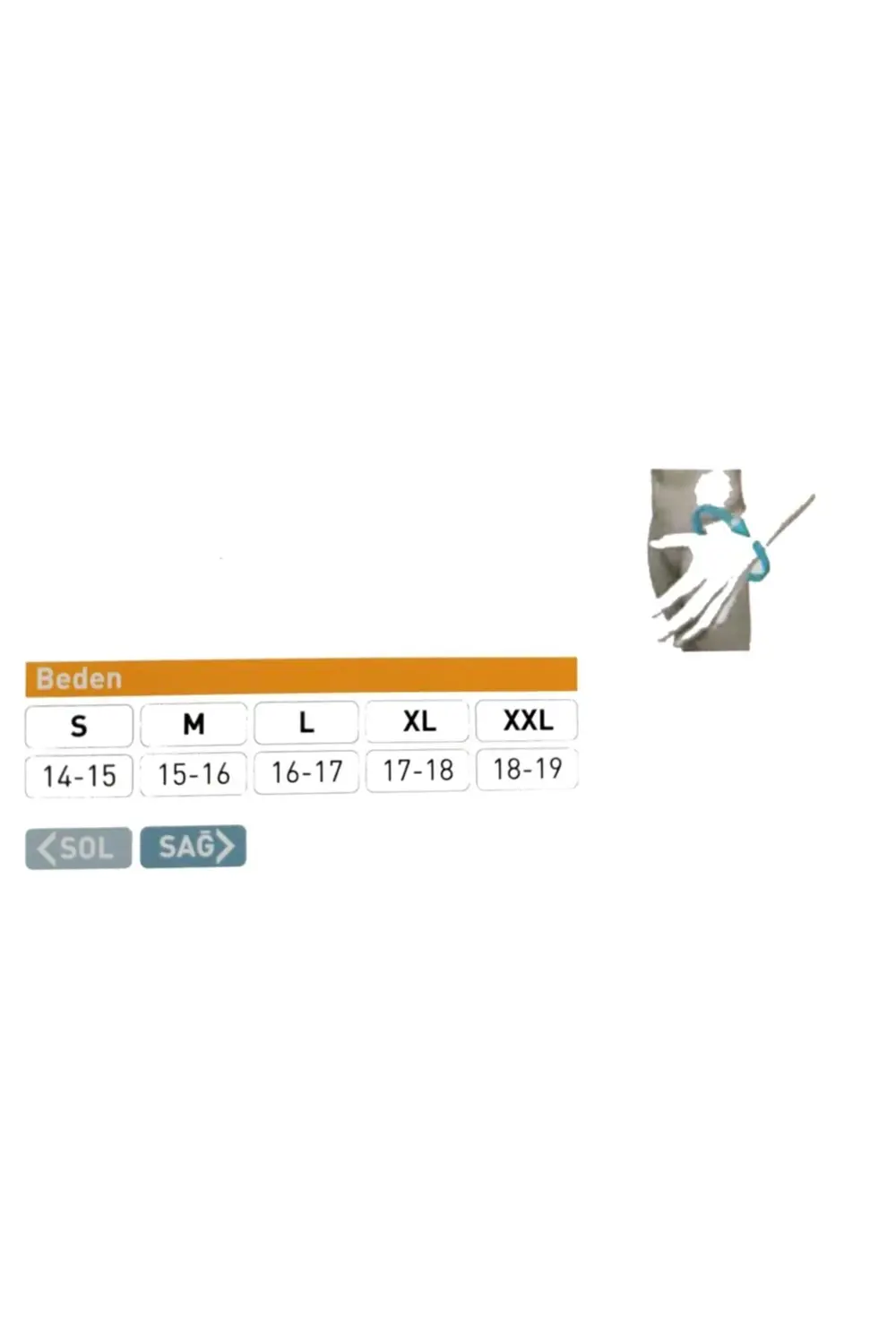 Ten Sol Örgü El Bilek Ateli