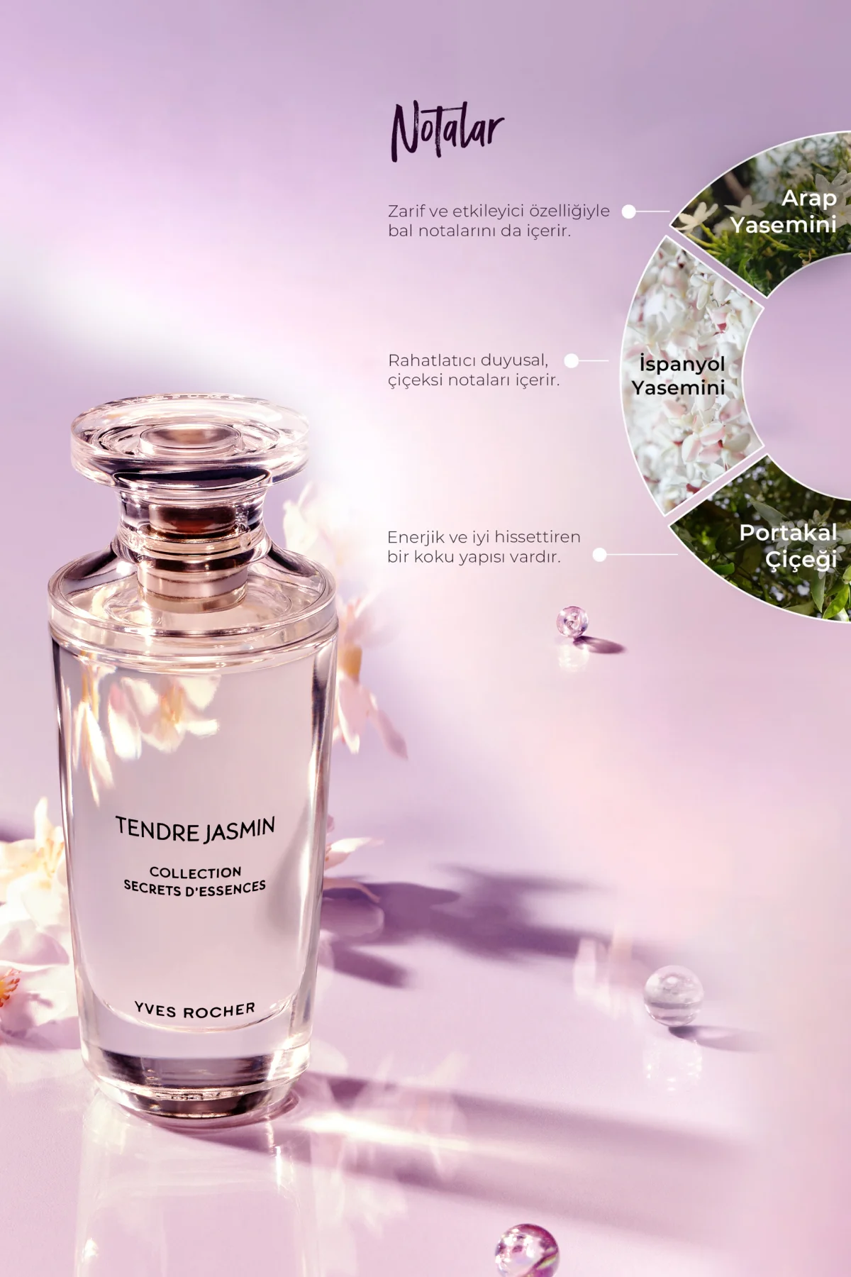 Tendre Jasmin EDP- Secret d'Essence-Kadın Parfüm-Vegan-50ml