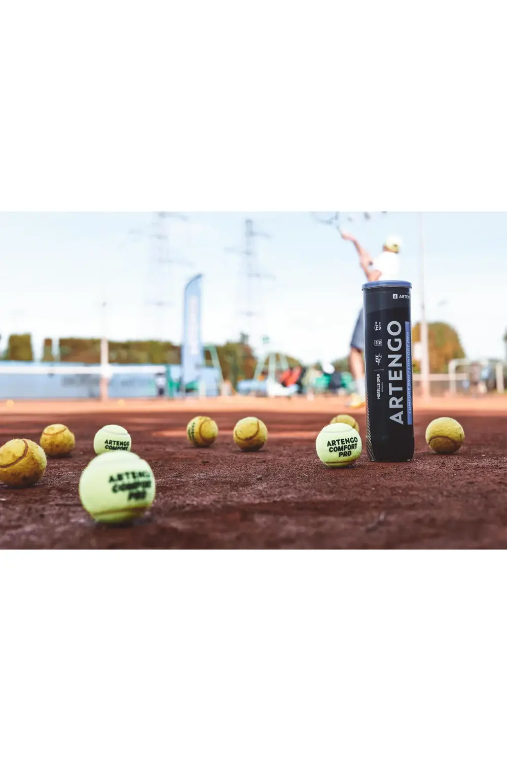 Tenis Topu - 4 Adet - Çok Işlevli - Sarı - Comfort Pro
