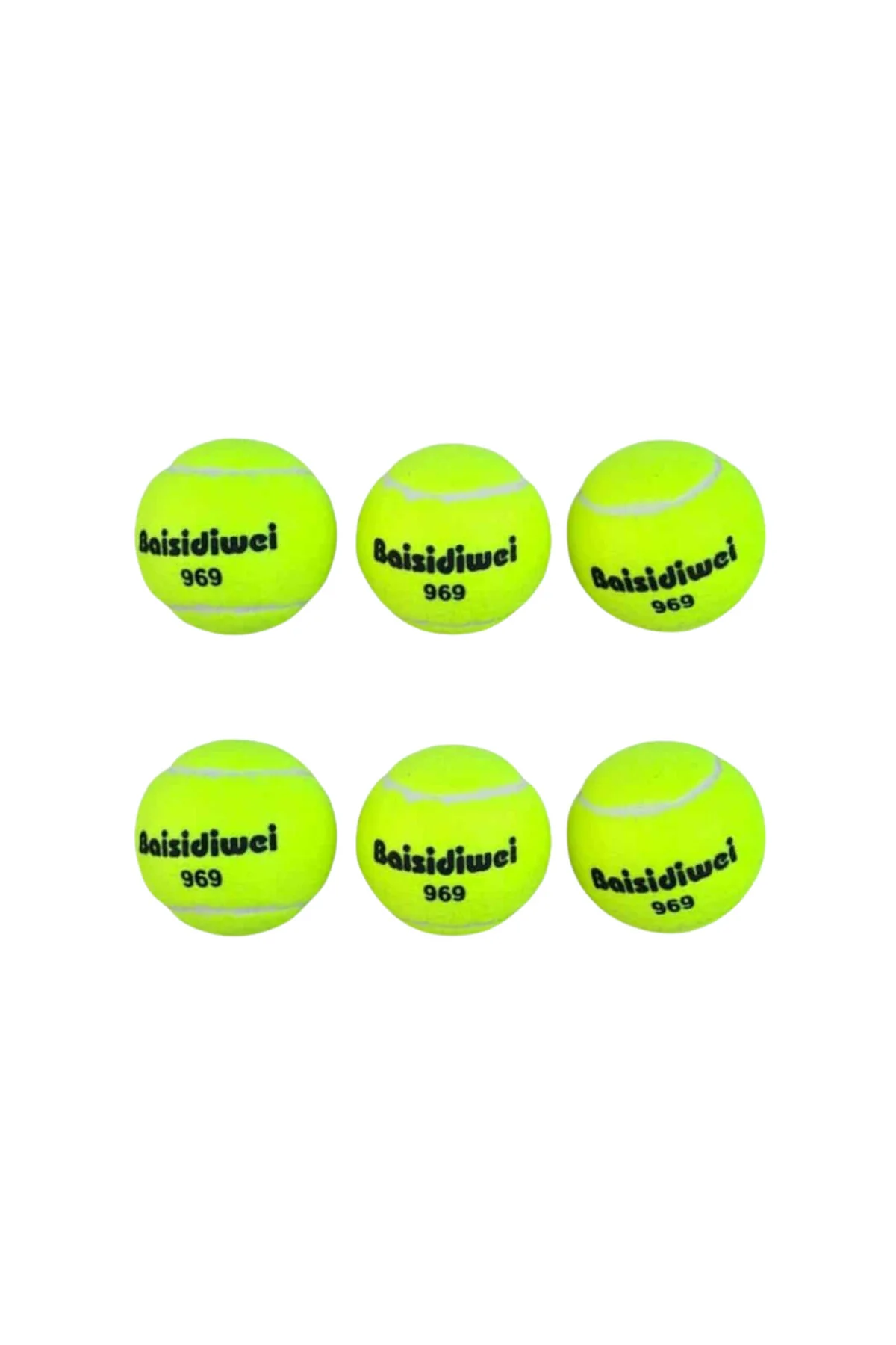 Tenis Topu 6’lı Set Antrenman ve Maç İçin Dayanıklı Toplar