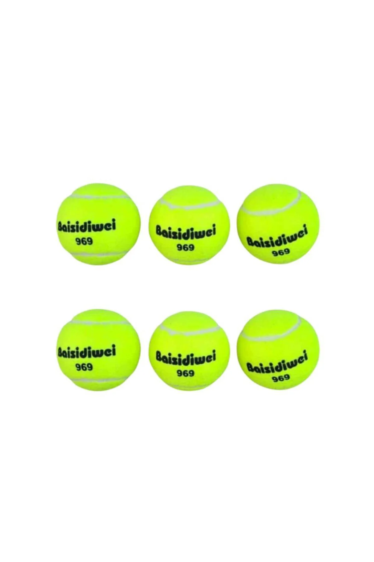 Tenis Topu 6’lı Set Antrenman Ve Maç İçin Dayanıklı Toplar
