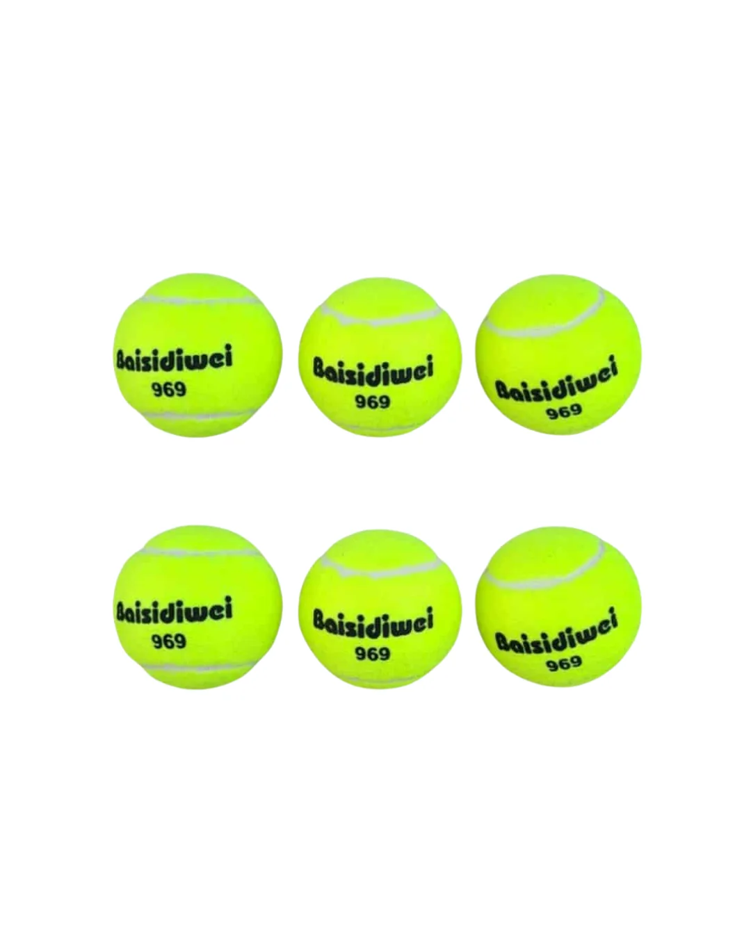 Tenis Topu 6’lı Set Antrenman ve Maç İçin Dayanıklı Toplar