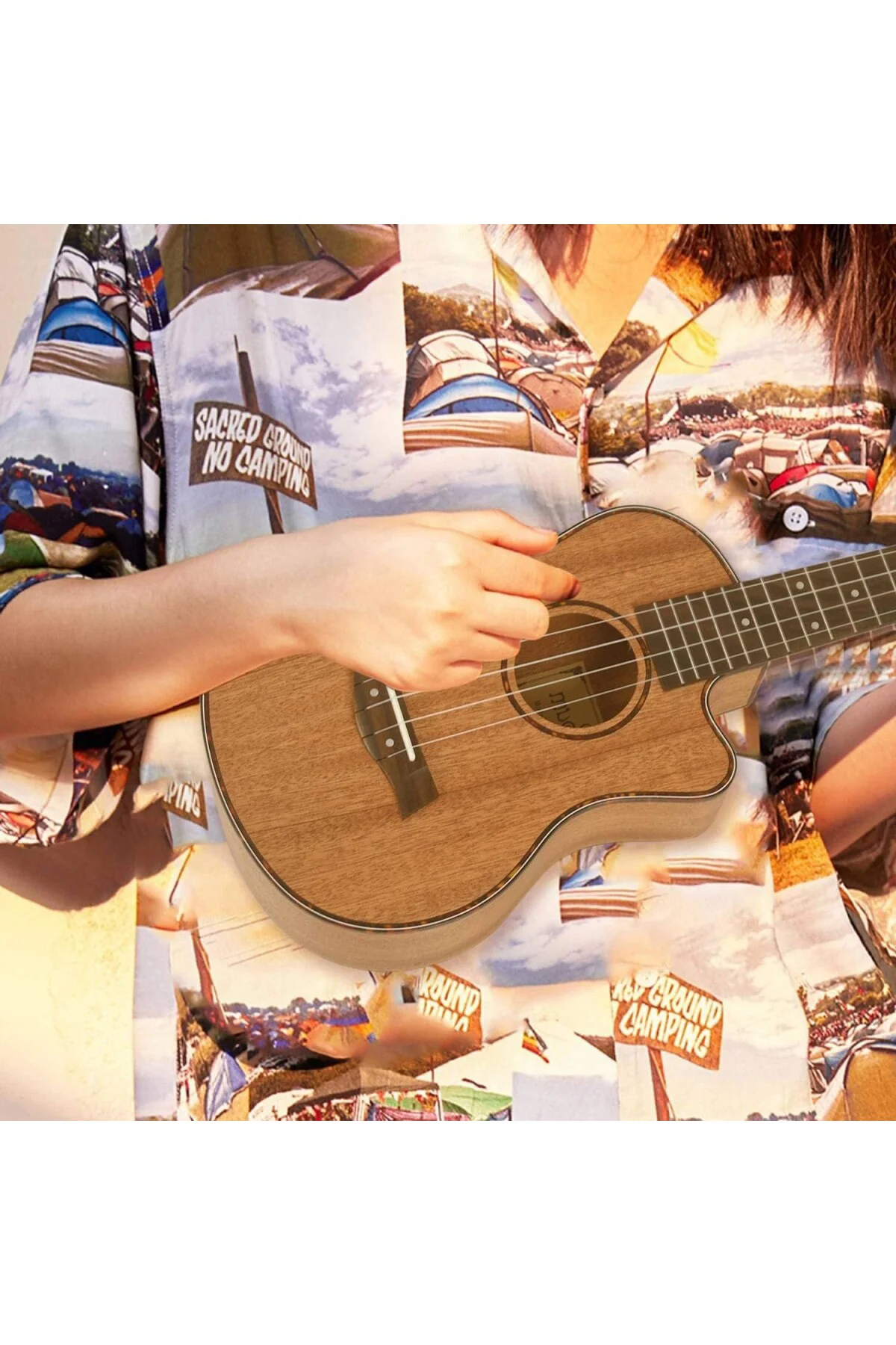Tenor Akustik 26 inç Ukulele 4 Telli Gitar Müzik Aleti