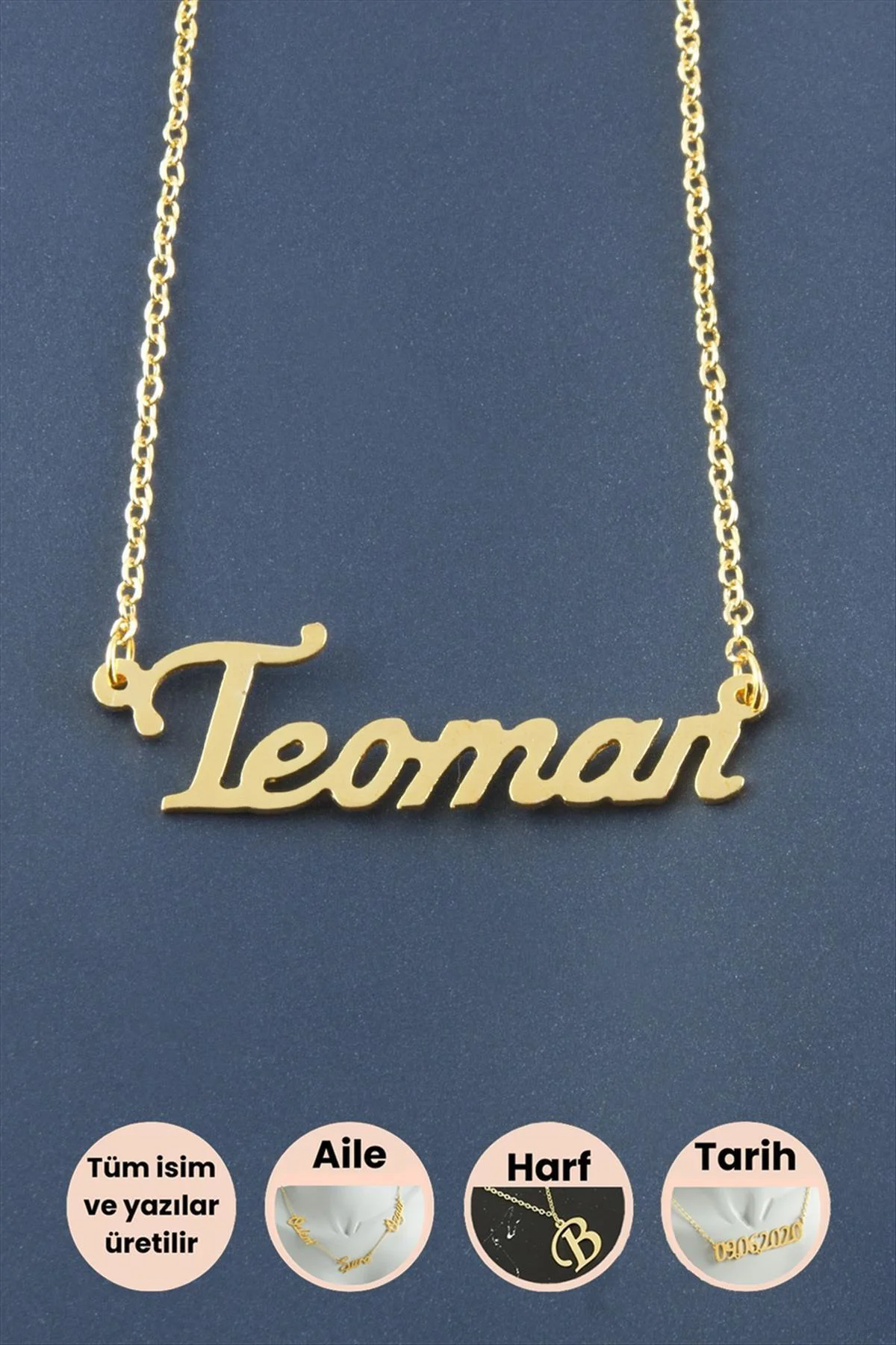 Teoman İsimli Kolye