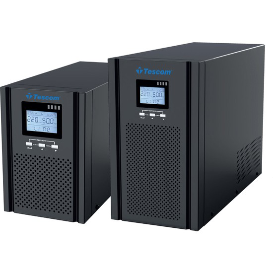 Tescom Teos+ 3Kva 1F/1F (6X7ah) 4/8Dk Lcd Online Ups