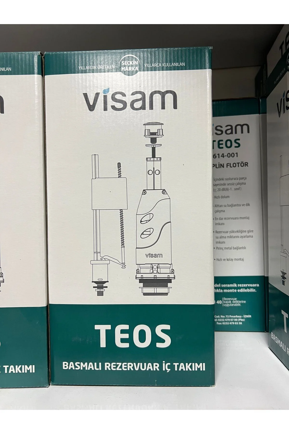 Teos Basmalı Klozet Rezervuar Iç Takım