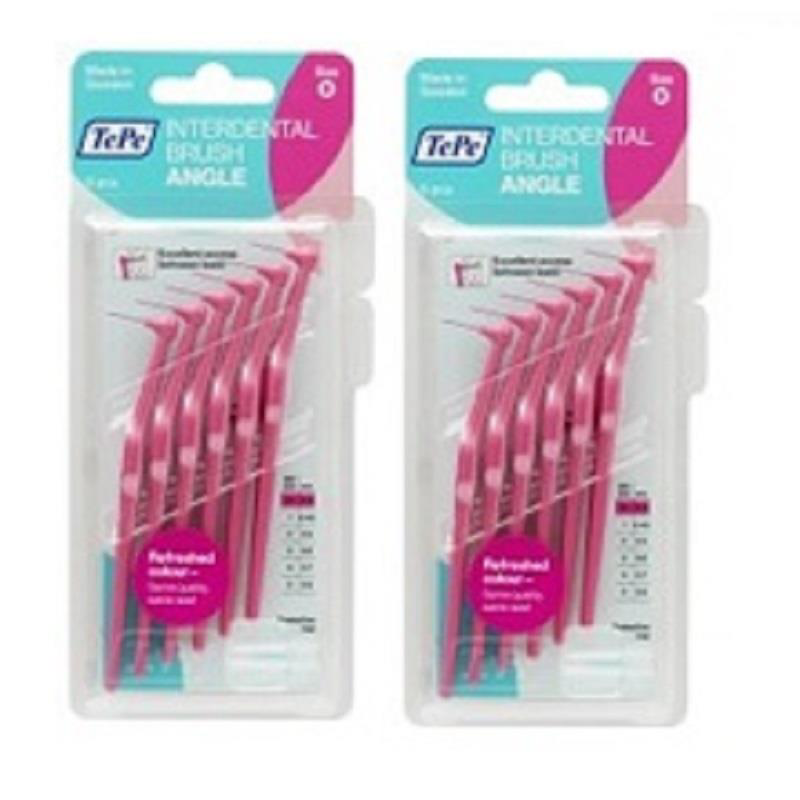 Tepe Angle Saplı Arayüz Fırçası 6 Lı Pembe 0,4 Mm | 2  Adet