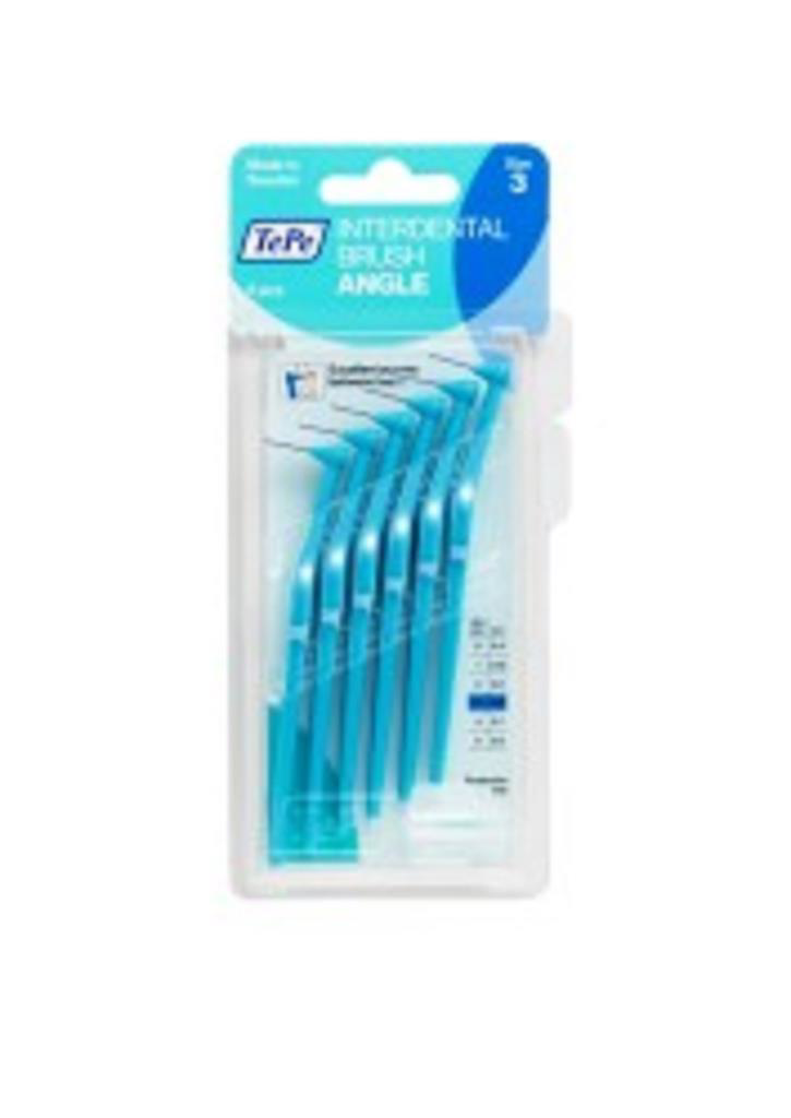 Tepe Angle Saplı Arayüz Fırçası 6 Lı Mavi 0,6 Mm 