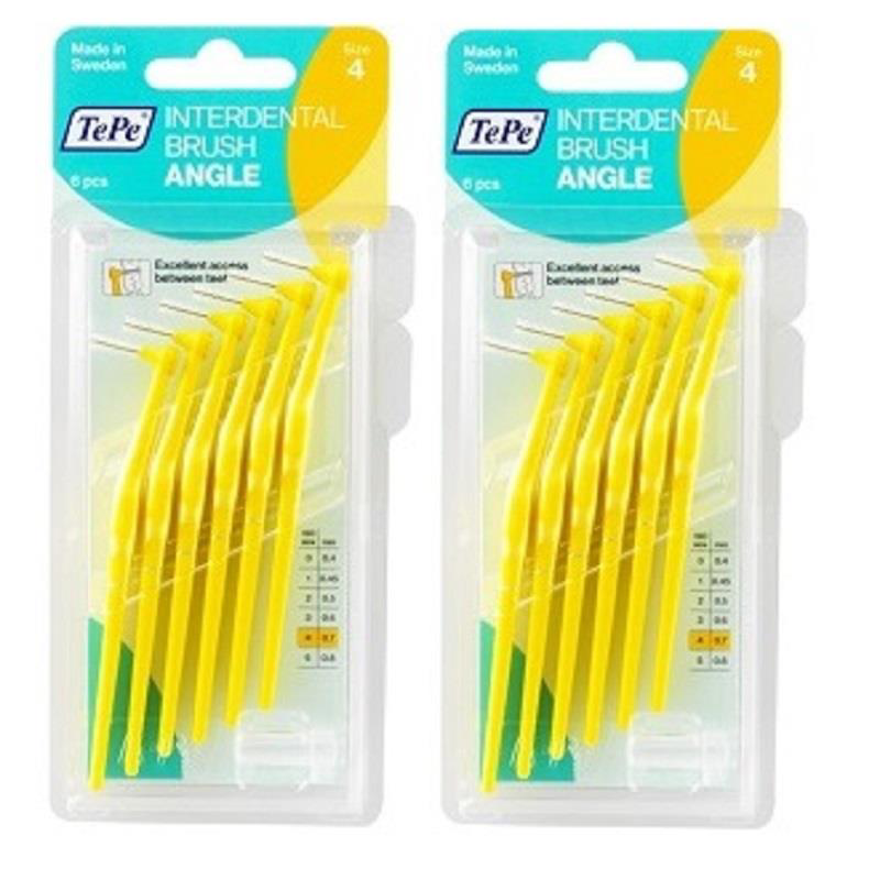 Tepe Angle Saplı Arayüz Fırçası 6 Lı Sarı 0,7 Mm |  2 Adet