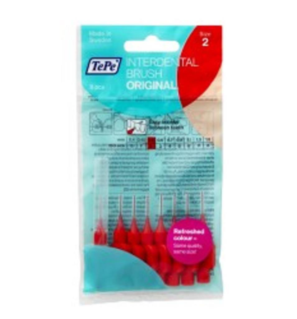 Tepe Arayüz Fırçası 8 Li Kırmızı 0.5 Mm