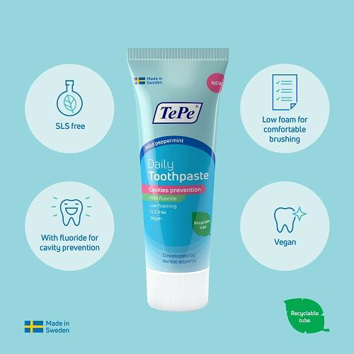 Tepe Daily Toothpaste Yetişkin Diş Macunu 75 Ml | Adult