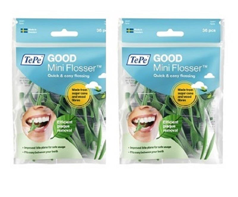 Tepe Good Mini Flosser 36 Adet | Çatallı Diş İpi 2 Kutu